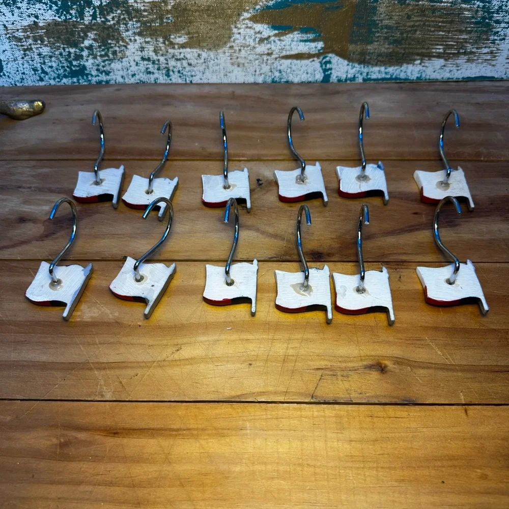 Texas Shower Curtain Hooks